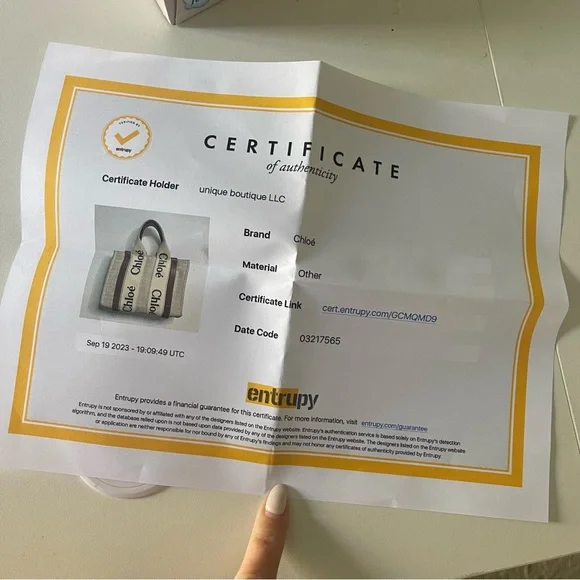 💕SOLD💕Chloe woody tote small brown and beige - Picture 9 of 11